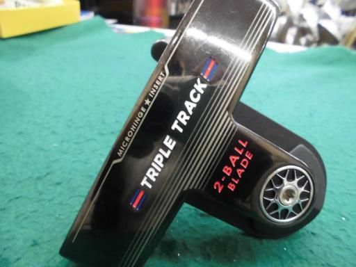 中古】 オデッセイ TRIPLE TRACK 2-BALL BLADE 33インチ パター PT