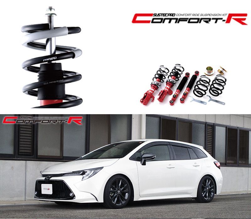 [tanabe×SUSTEC PRO CR]ZRE210W カローラツーリング(2WD_1200 TB_R1/10～R4/10)用車高調キット[CRZWE211WK]