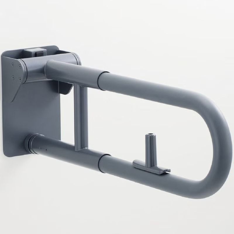 ♥品 LIXIL INAX はね上げ手すり ロック付 KF-H470EH60J GYA グレー 手すり