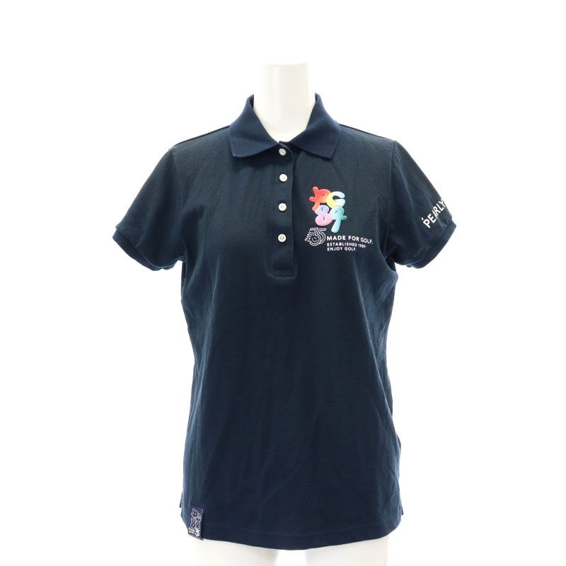 PEARLY GATES ポロシャツ ネイビー 0