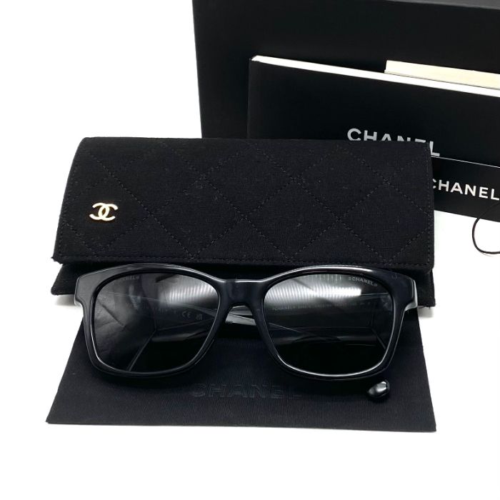 CHANEL シャネル マトラッセ ココマーク プラ サングラス eH09135N