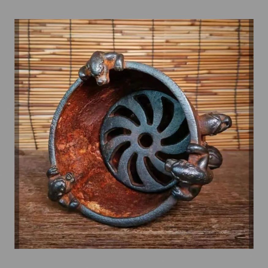 鉄器 炭ストーブ獣頭煮茶炉 虎頭炉 装飾品 工芸品 置物 鉄器 炭ストーブ獣頭煮茶炉 虎頭炉 装飾品 工芸品 置物