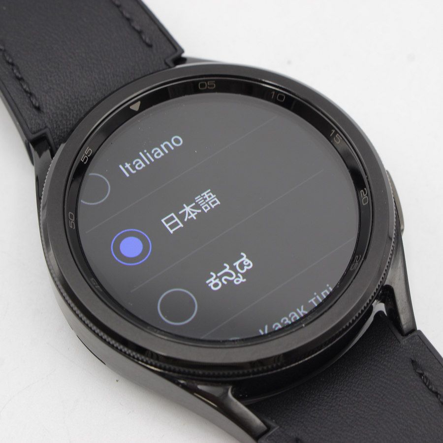 美品】SAMSUNG Galaxy Watch6 Classic 43mm SM-R950NZKAXJP ブラック 