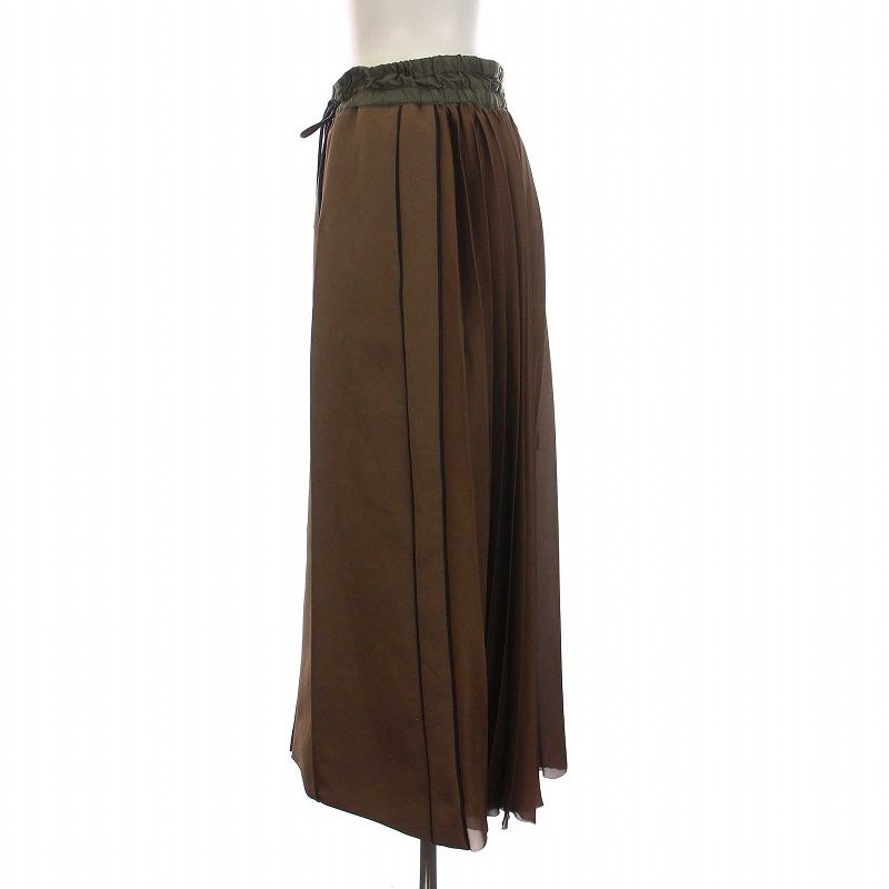 sacai サカイ テクニカルジャージープリーツスカート サカイ sacai 22SS Technical Jersey Skirt テクニカル