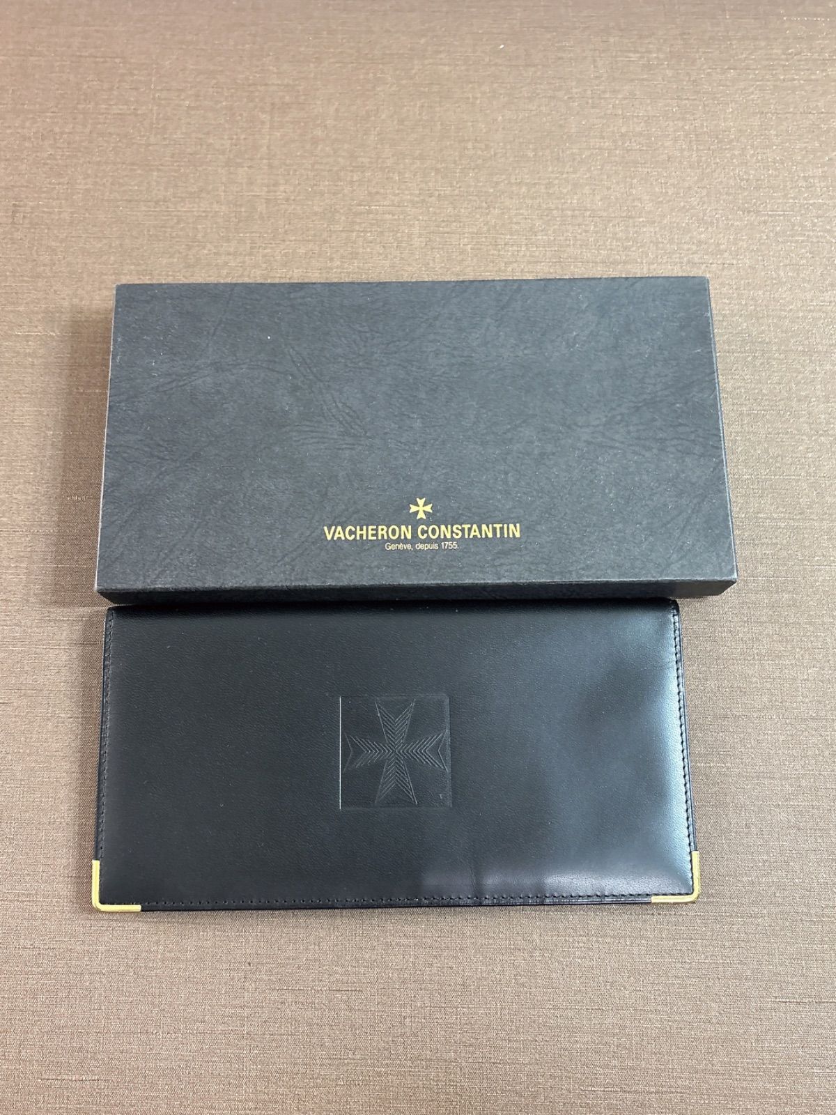 VACHERON CONSTANTIN ヴァシュロン コンスタンタン レザー 二つ折り 長財布 ウォレット 札入れ