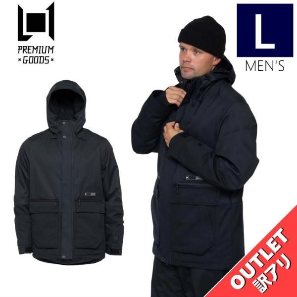 アウトレット】23-24 L1 LEGACY JKT BLACK Lサイズ メンズ