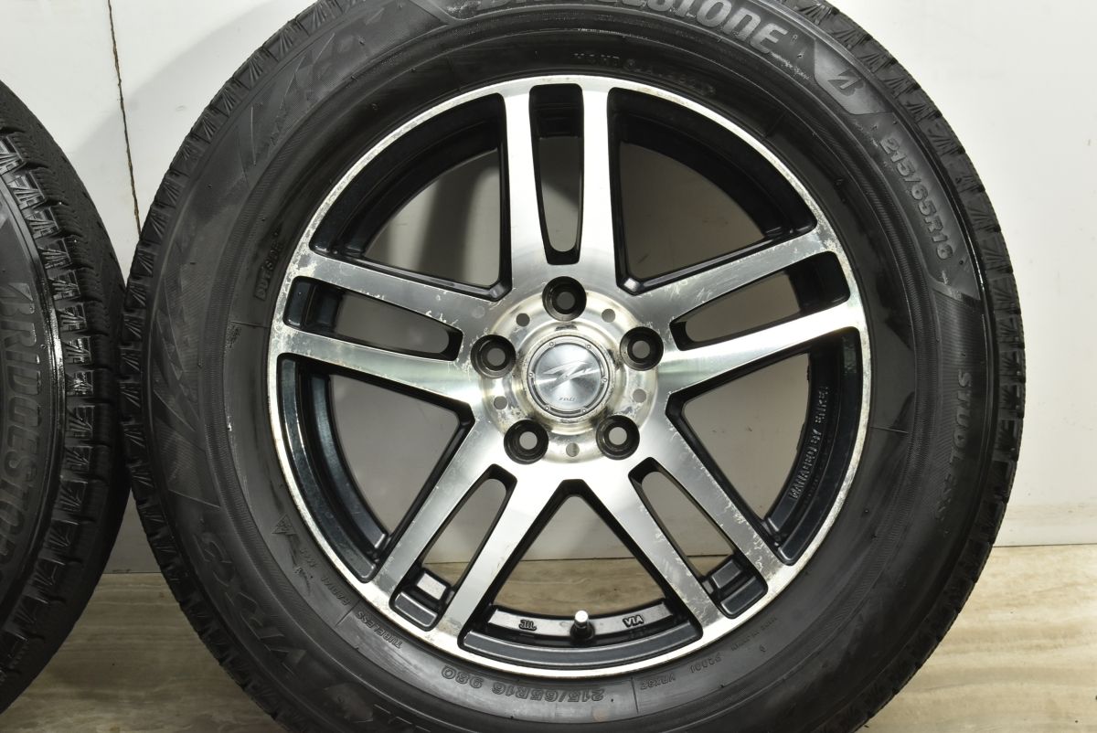 バリ溝 ZOLF LIGHT SPEC 16in 6.5J 38 PCD114.3 ブリヂストン ブリザック VRX3 215 65R16 マークX カムリ オデッセイ ヴェゼル FFCRYSTALESIA_COM