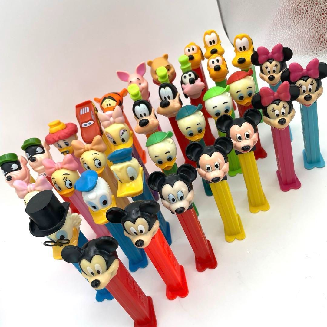 PEZペッツ ディズニー関連33個セット（ミッキーマウス・ミニー