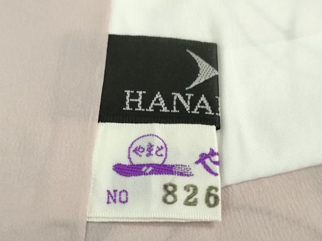 平和屋着物□極上 森英恵・HANAE MORI 小紋・名古屋帯セット 花 桜色地