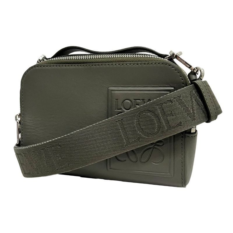 トムフォード様【未使用】ロエベ/カメラ クロスボディバッグ/カーキ