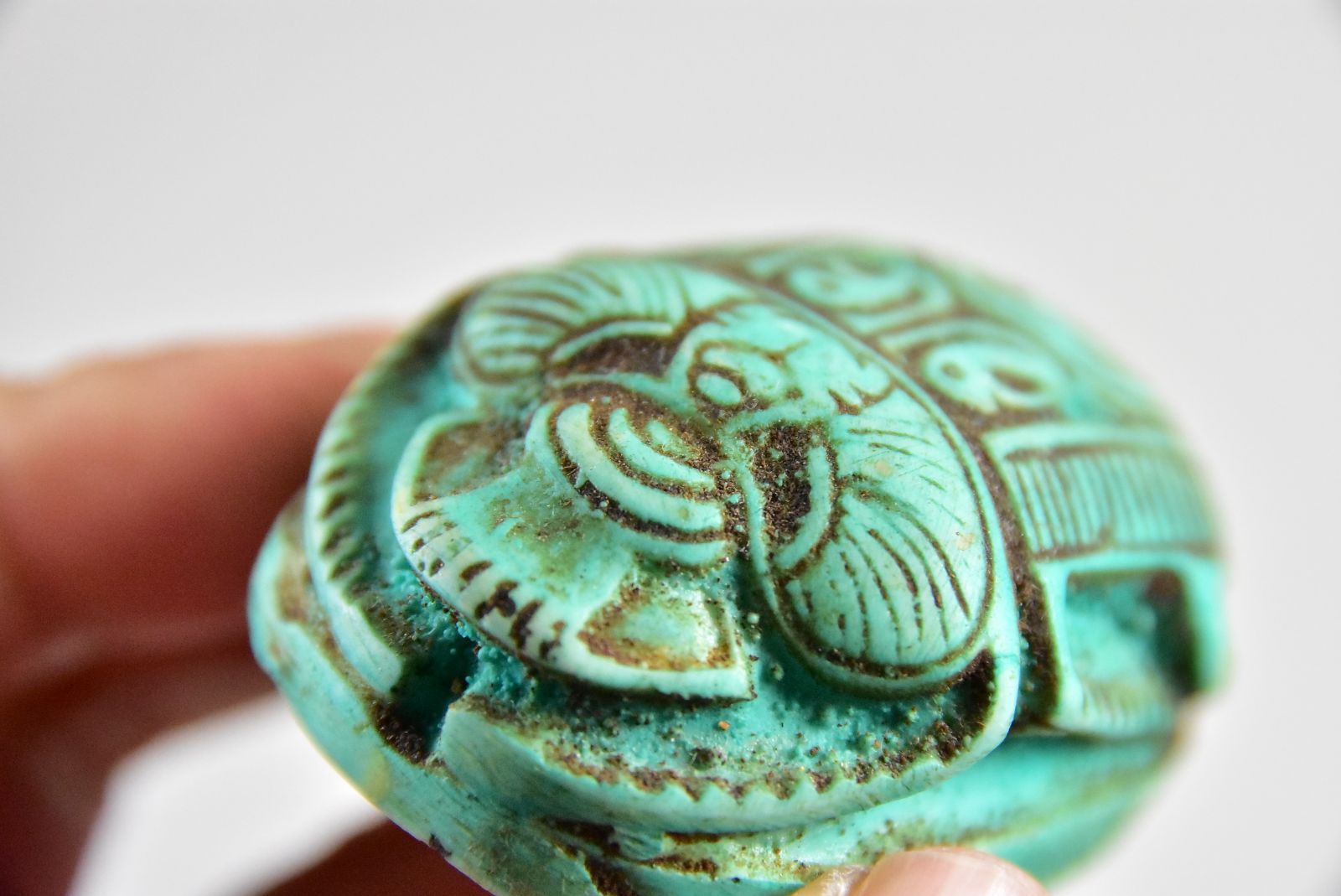 古代エジプト スカラベ(ケプリ神)のお守り 護符 フンコロガシ