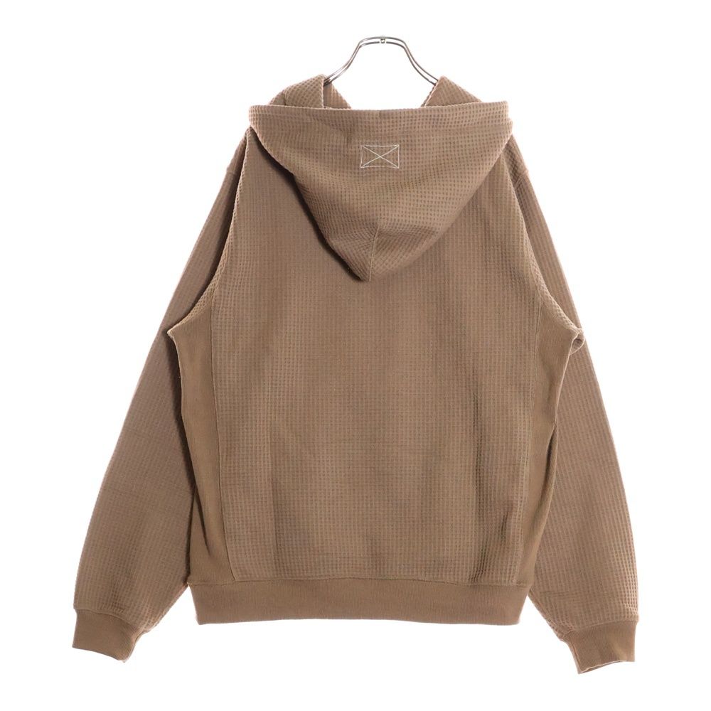 MLVINCE メルヴィンス ブラウン Wジップアップパーカー フード付きM MLVINCE メルヴィンス ブラウン Wジップアップパーカー フード付きM