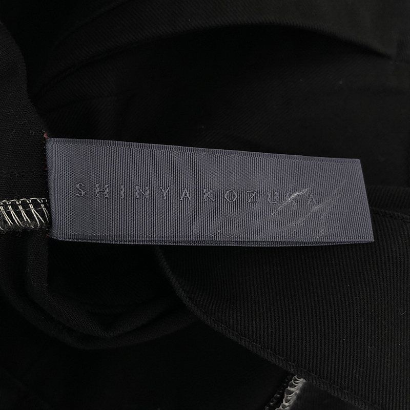 SHINYA KOZUKA / シンヤコヅカ | 2021AW | BAKER コットン ベイカーパンツ | M | ブラック | メンズ SHINYA KOZUKA / シンヤコヅカ | 2021AW | BAKER コットン ベイカー