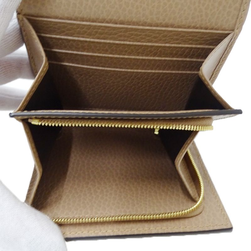 グッチ GUCCI 財布 レディース ブランド プチマーモント 二つ折り財布  