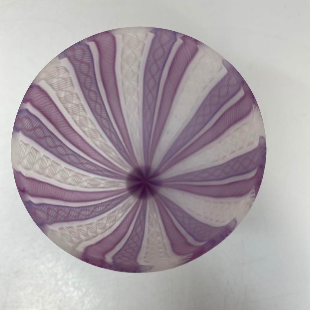 藤田喬平 ヴェニス 手吹ワイングラスA 東さ6 0517 1 F