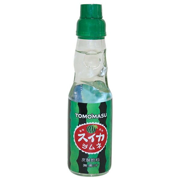 友桝飲料 スイカラムネ 200ml瓶×30本入× 2ケース ｜ ラムネ ソーダ 炭酸 スパークリング スイカ