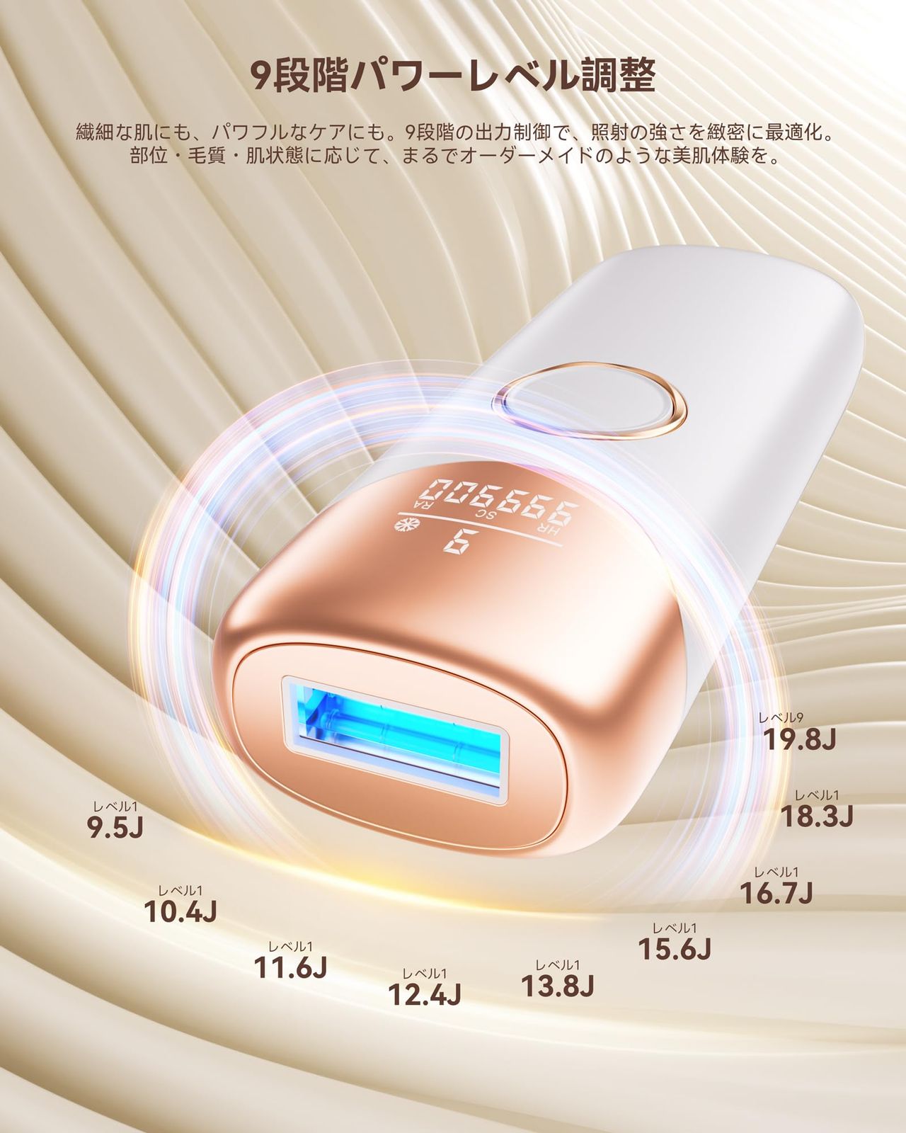 19.8J高出力 99万回照射