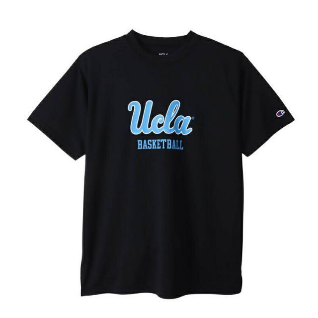 HANES ヘインズ UCLA SHORT SLEEV ブラック Sサイズ C3-XB364 90 | スポーツ 運動 服 衣類 ウエア ウェア トップス ショートスリーブ Tシャツ 半袖 着心地 デザイン 刺繍 吸汗速乾 抗菌防臭 機能性 ブラン