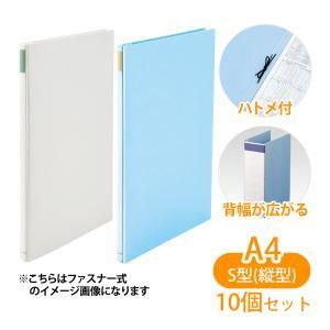 【新品・4営業日で発送】美濃商会 SELONGファイル A4S型4穴ハトメ付 白 W4SP 1140【入数:10】