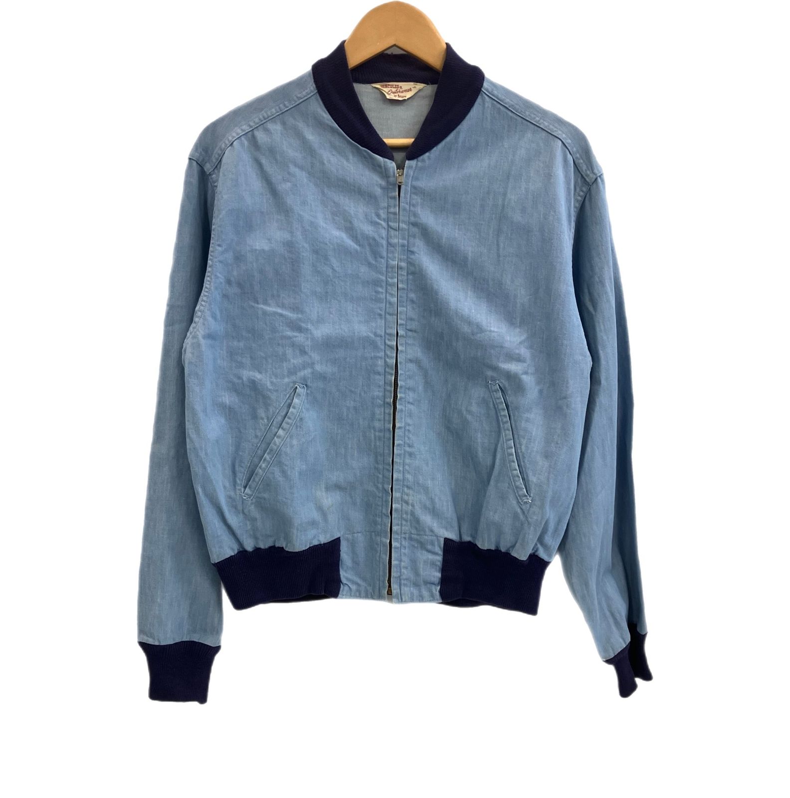 50s HERCULES シャンブレージャケット　シアーズ　ヴィンテージ　60s 40's 50's HERCULES ヘラクレス デニムワークジャケット ジップ