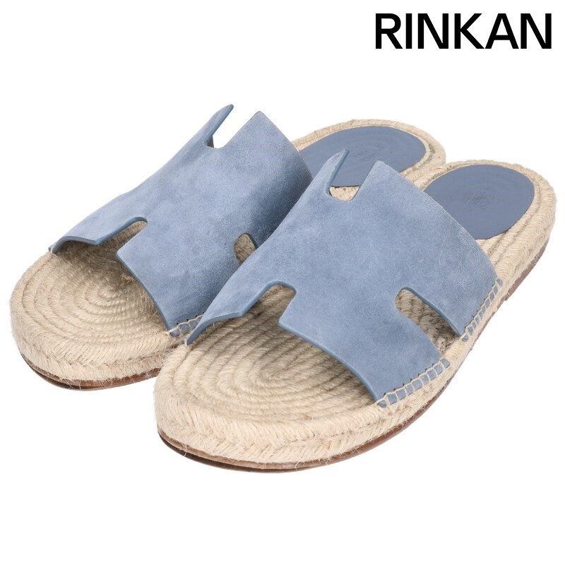 エルメス アンティグア レザーエスパドリーユサンダル メンズ 43