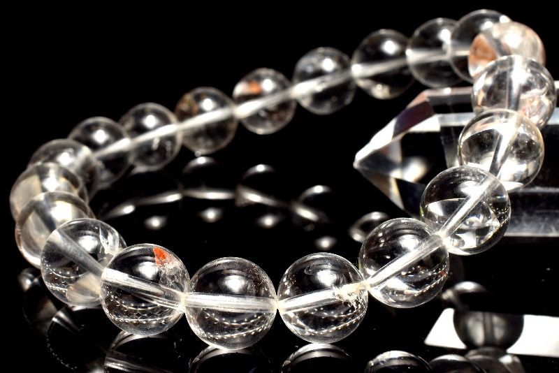 ⬛︎ 希少石 【魔晶ゼウス】 ブレスレット 約16㎜ 天然石 ⬛︎ 希少石