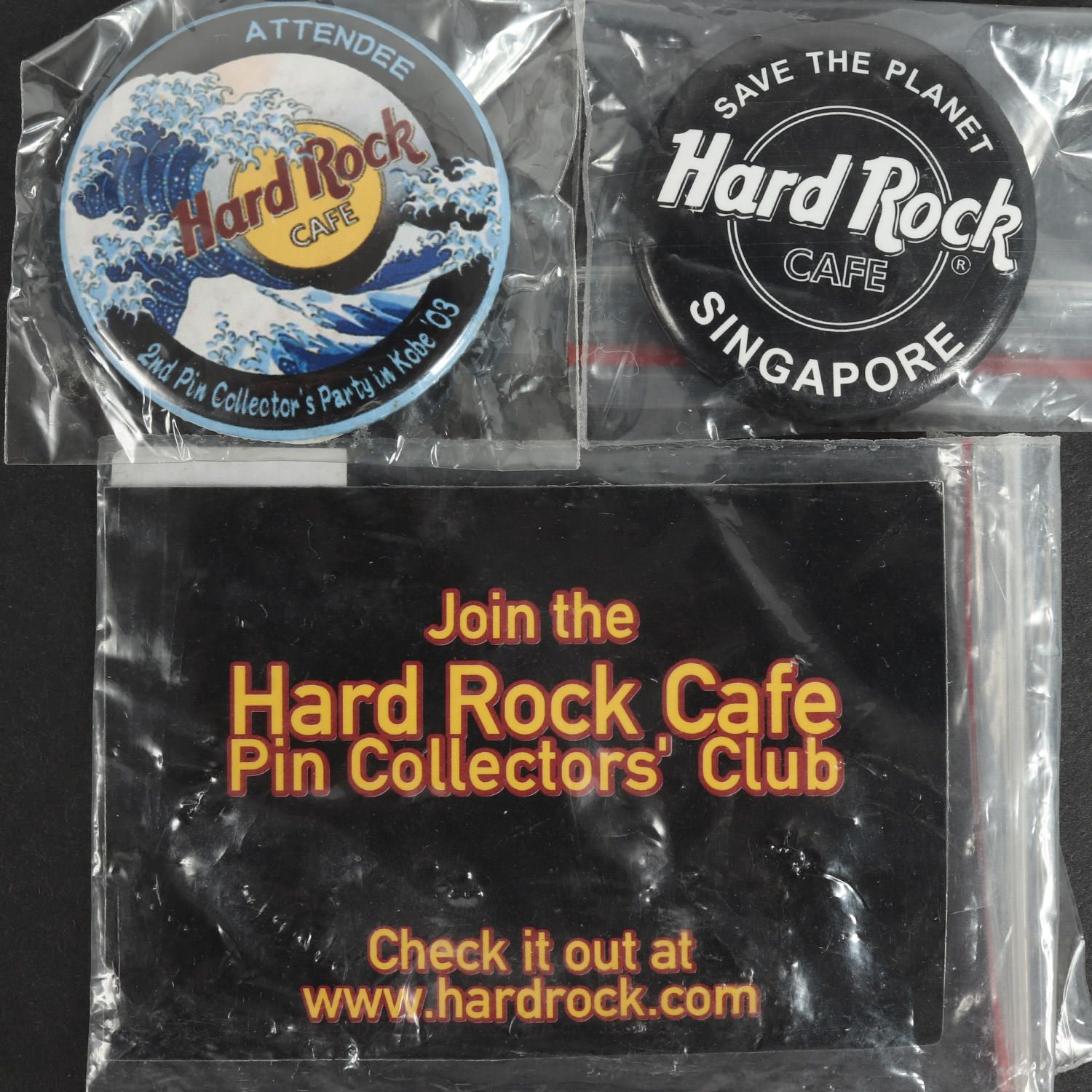 ハードロックカフェ Hard Rock CAFE ピック チャーム 8個 缶バッチ 2個