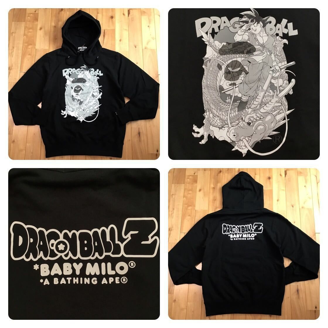 ☆新品☆ XL ドラゴンボール Z × BAPE プルオーバー パーカー マイロ 