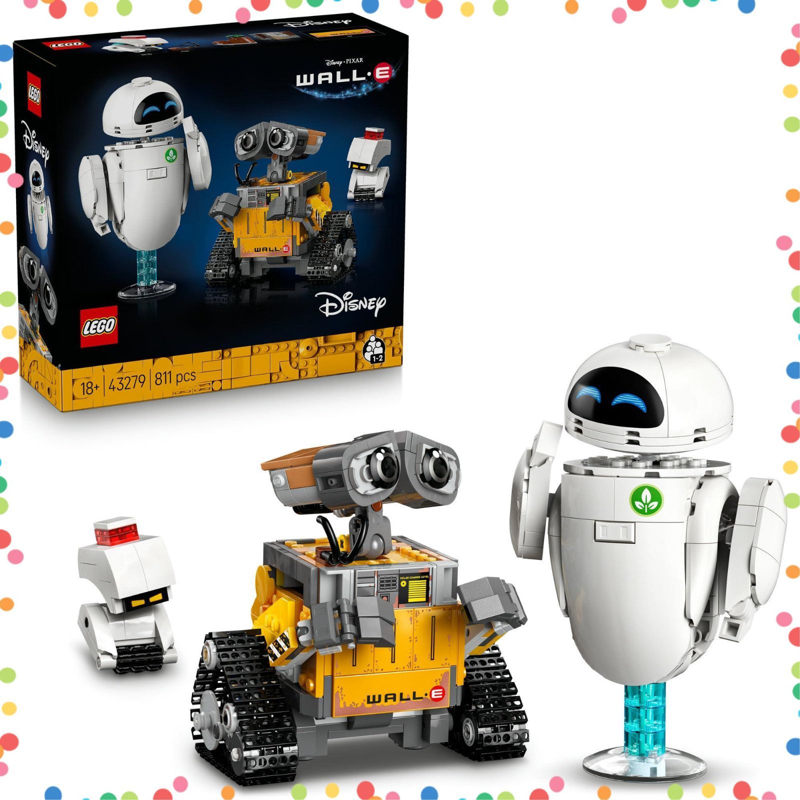 人気商品 おもちゃ 玩具 ウォーリー＆イヴ 誕生日 プレゼント ブロック ディズニー＆ピクサー 男性 女性 宇宙 レゴ LEGO ディズニー グッズ 43279