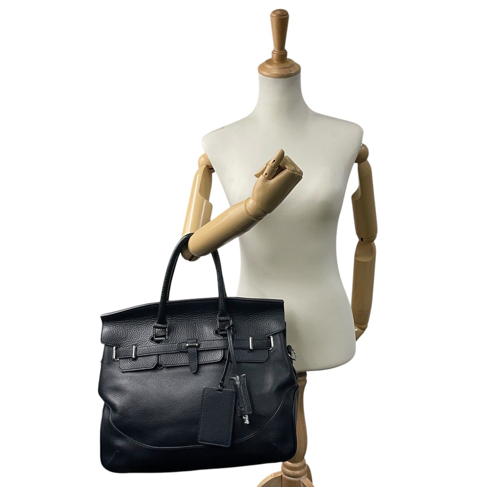 極美品■ペッレモルビダ　メイデンボヤージュ　2way　ビジネスバッグ　ブラック PELLE MORBIDA 最大43% 9/21まで ペッレモルビダ ビジネスバッグ