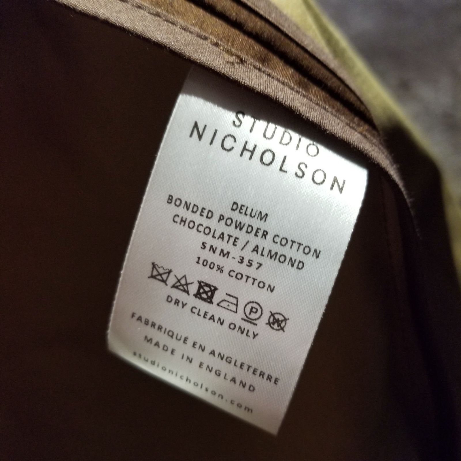 STUDIO NICHOLSON DELUM DOUBLE LAPEL MAC COAT M スタジオ STUDIO NICHOLSON DELUM DOUBLE LAPEL MAC COAT M スタジオ
