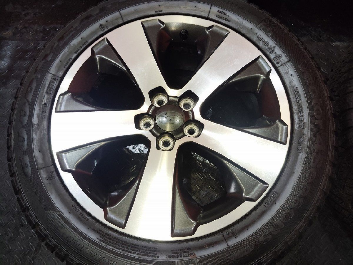 未走行に近い【GY Vector 4Seasons 225/55R17】夏タイヤ オール 
