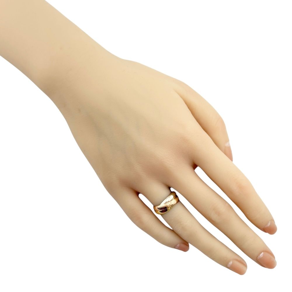 美品 Cartier カルティエ K18リング トリニティリング 5連リング ＃53 13号サイズ 750ゴールド 9.0ｇ 福井県質屋の質セブン
