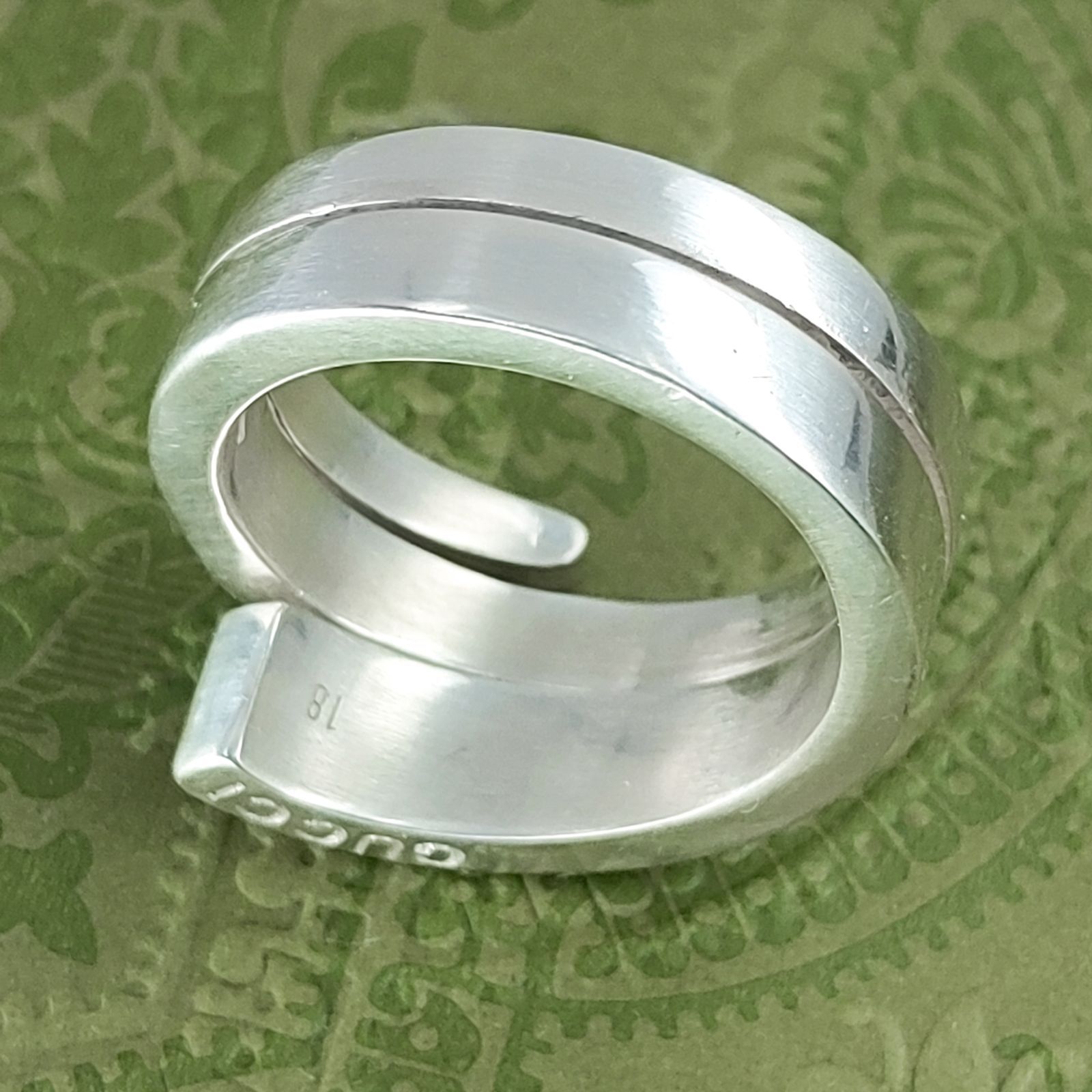 Gucci グッチ スパイラル スネーク リング 約17号 (内径18.4mm 