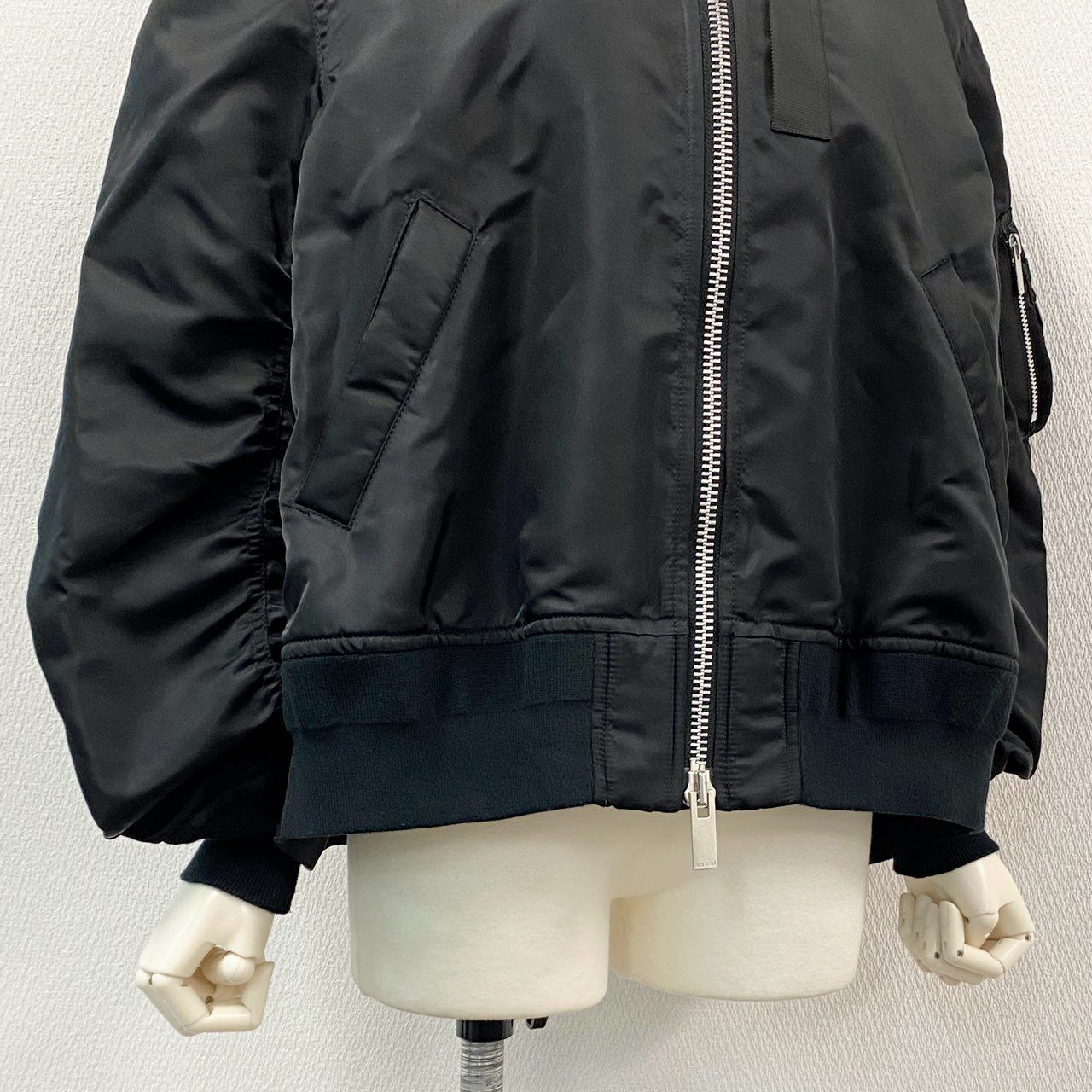 sacai ジャンパーMA-1 バックタックブルゾン