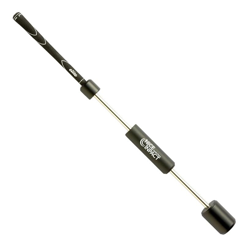 UUUMGOLF推奨練習器具 Uchida ナイスインパクト ゴルフ スイング 練習器具 動画解説 新感覚 練習リアルな打撃感 ための作り方 てテークバック 素振り 室内 80cmモデル 1