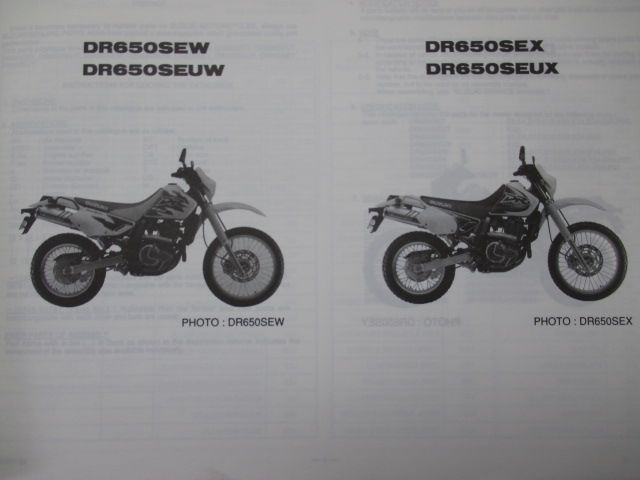DR650SE パーツリスト 7版 スズキ 正規 中古 バイク 整備書 JS1SP46A