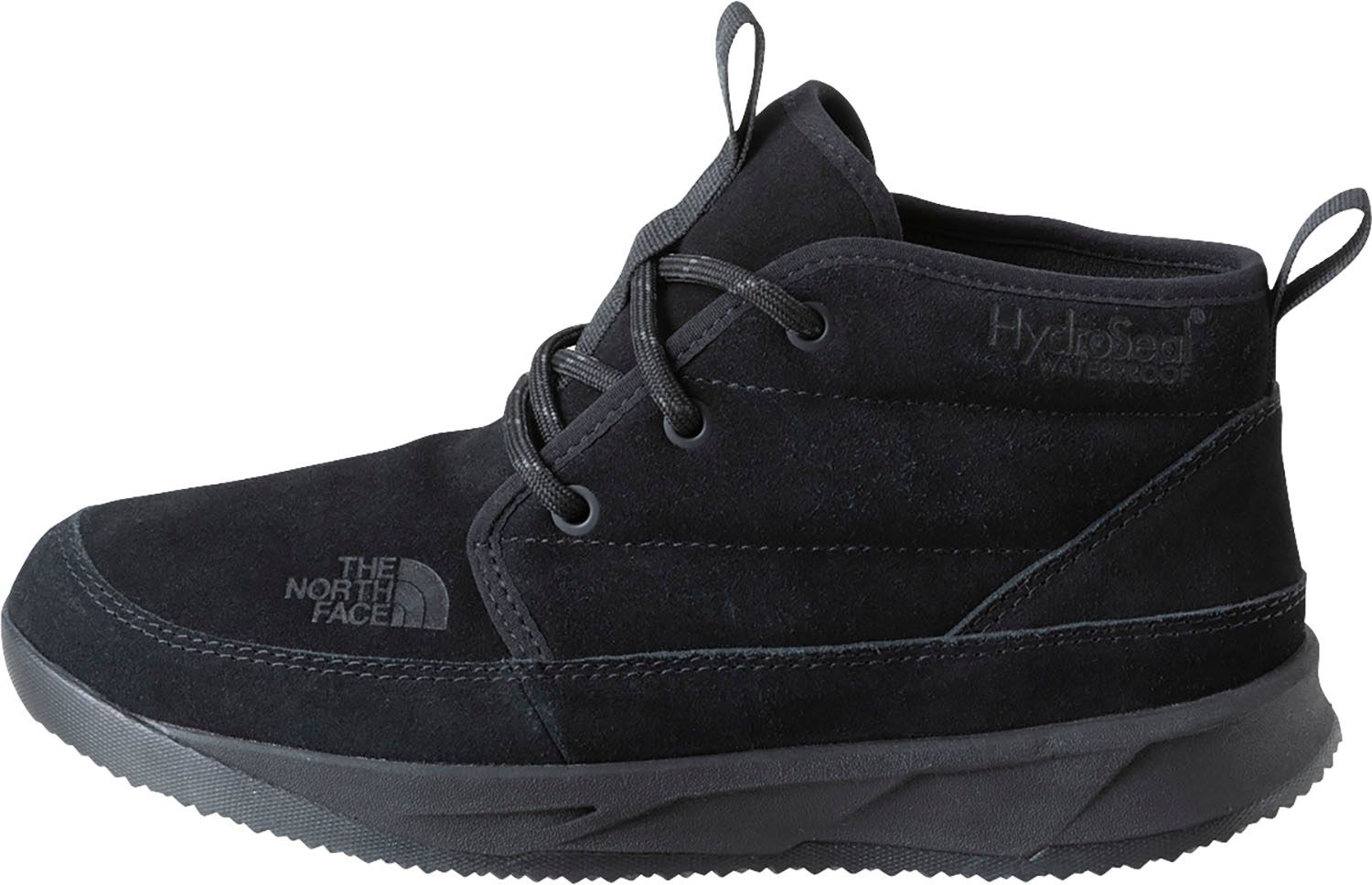 ザ ノース フェイス THE NORTH FACE アウトドア ヌプシ チャッカ ウォータープルーフ スエード レディース W Nuptse Chukka WP Suede アウトドアシューズ 防水 保温力 防水透湿素材 KK TNFブラック×TNFブラック