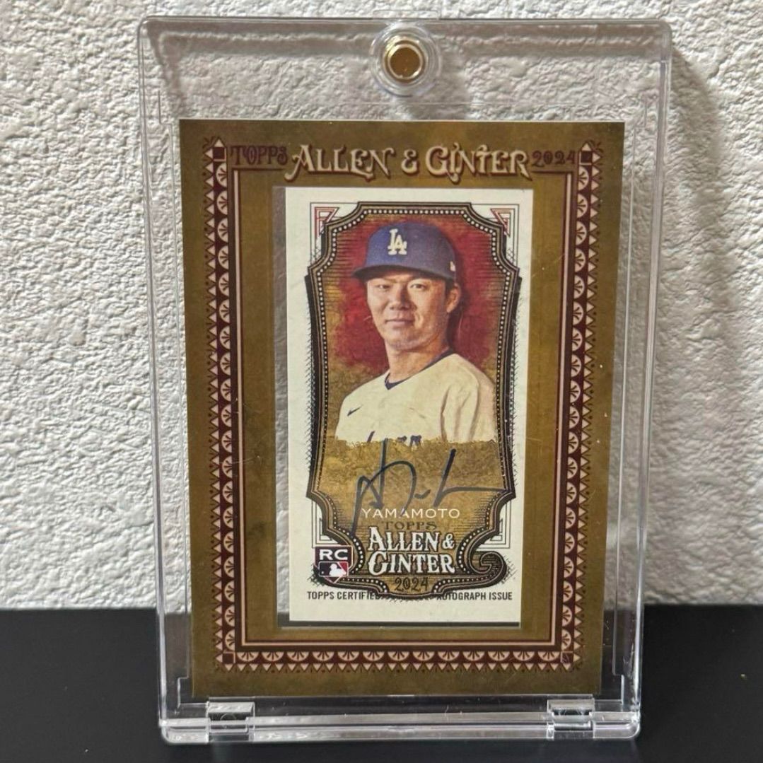 2025 Topps Allen - Ginter 山本由伸 直筆サインカード