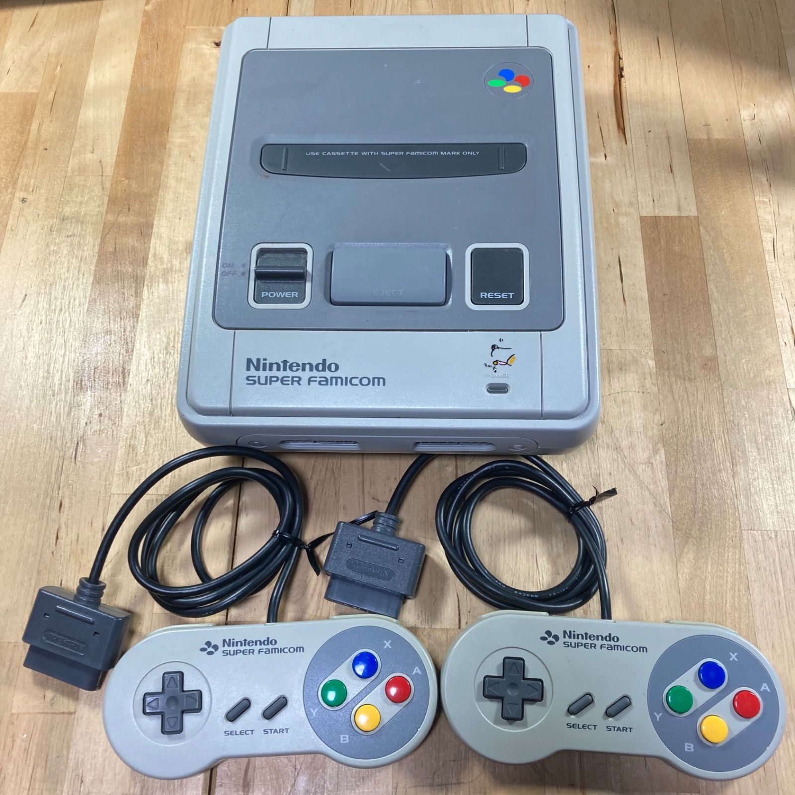 ジャンク スーパーファミコン後期型コントローラー付
