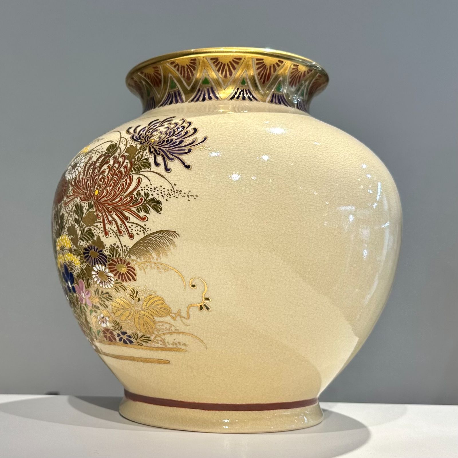 薩摩焼 花瓶 壺 - 陶芸
