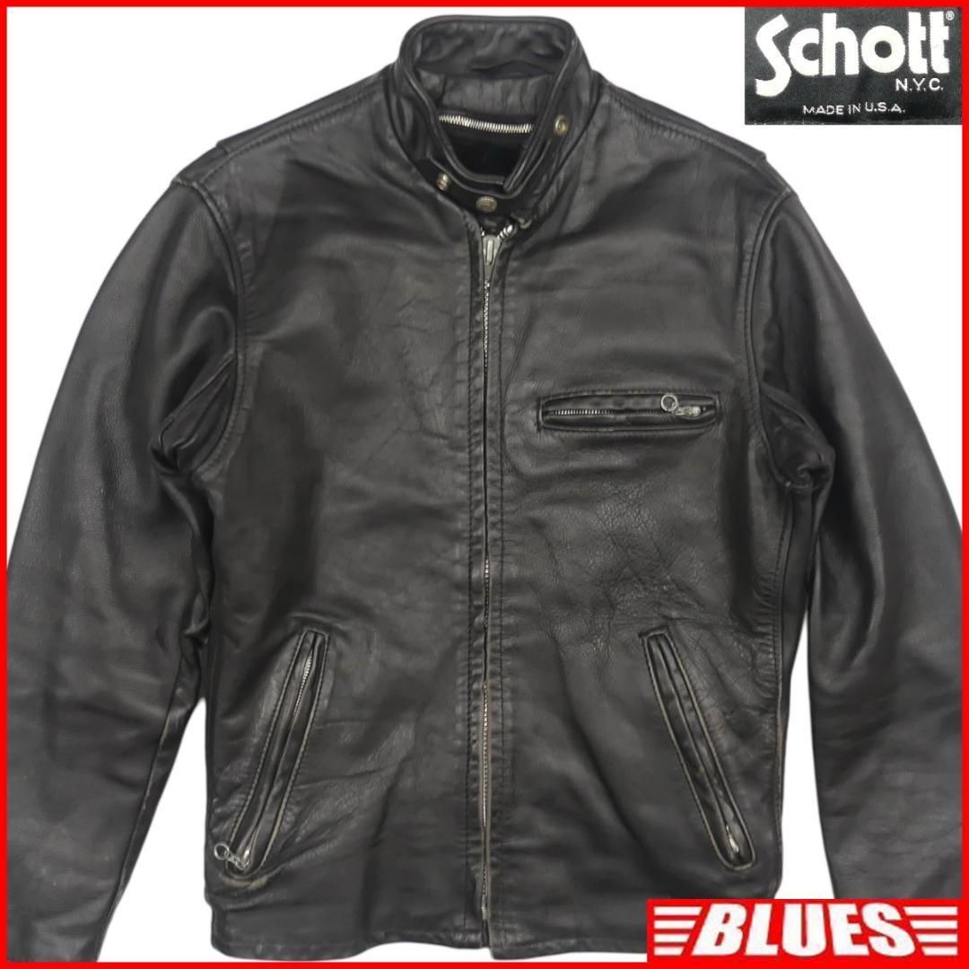 schott 641 ショット シングルライダース　34 本革 レザー Schott N.Y.C（ショット） Schott USA LINE 641HH ホースハイド