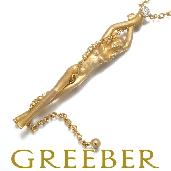 カレライカレラ ネックレス ダイヤ ダイヤモンド サイレンス 女神  