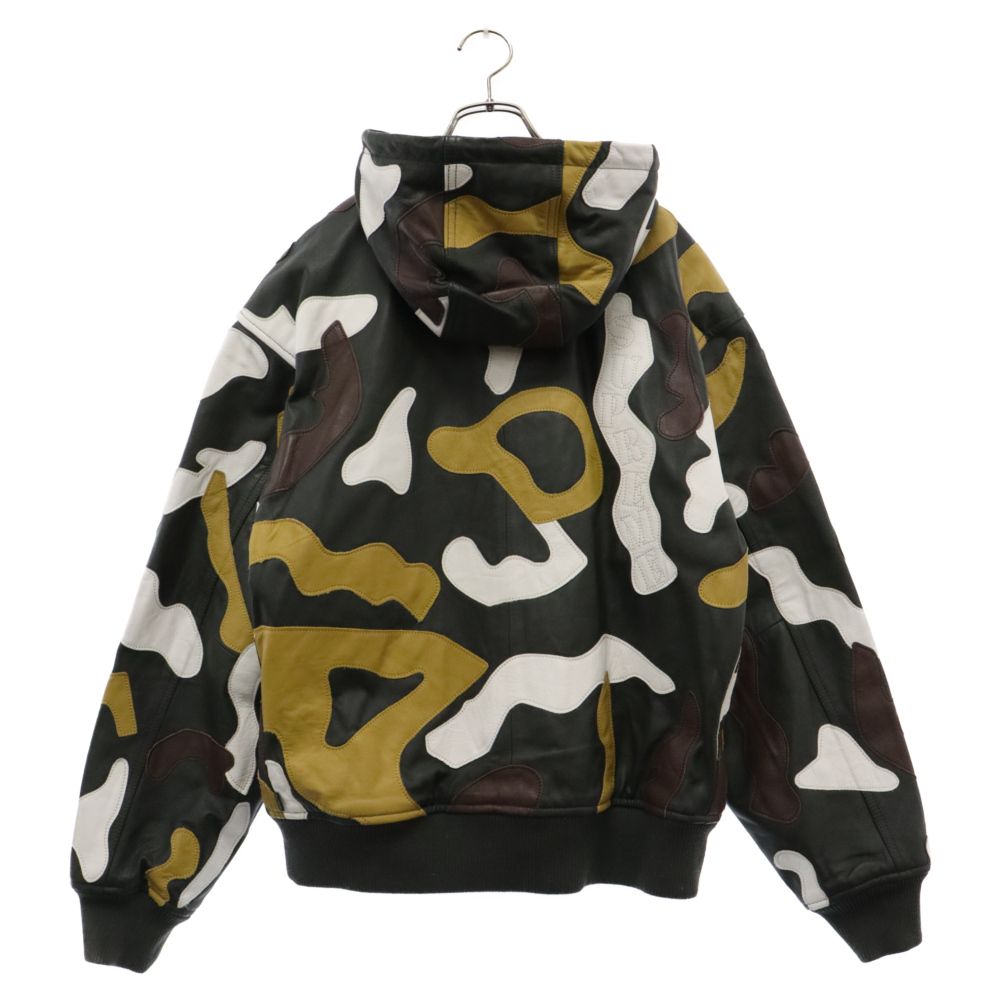 ジャケット・アウター SUPREME 19AW Camo Leather Hooded Jacket s-l1200.jpg