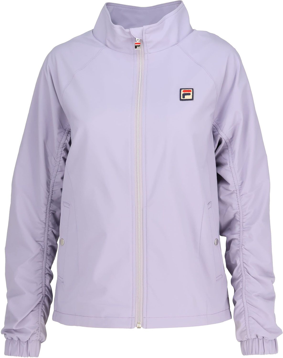 フィラ FILA テニス トラックジャケット レディース ウィメンズ 女性 大人 長袖 アウター 上着 ジャージ トップス ウェア ロゴ ワンポイント 部活動 クラブ 練習 トレーニング EL0242 28A ボルドー