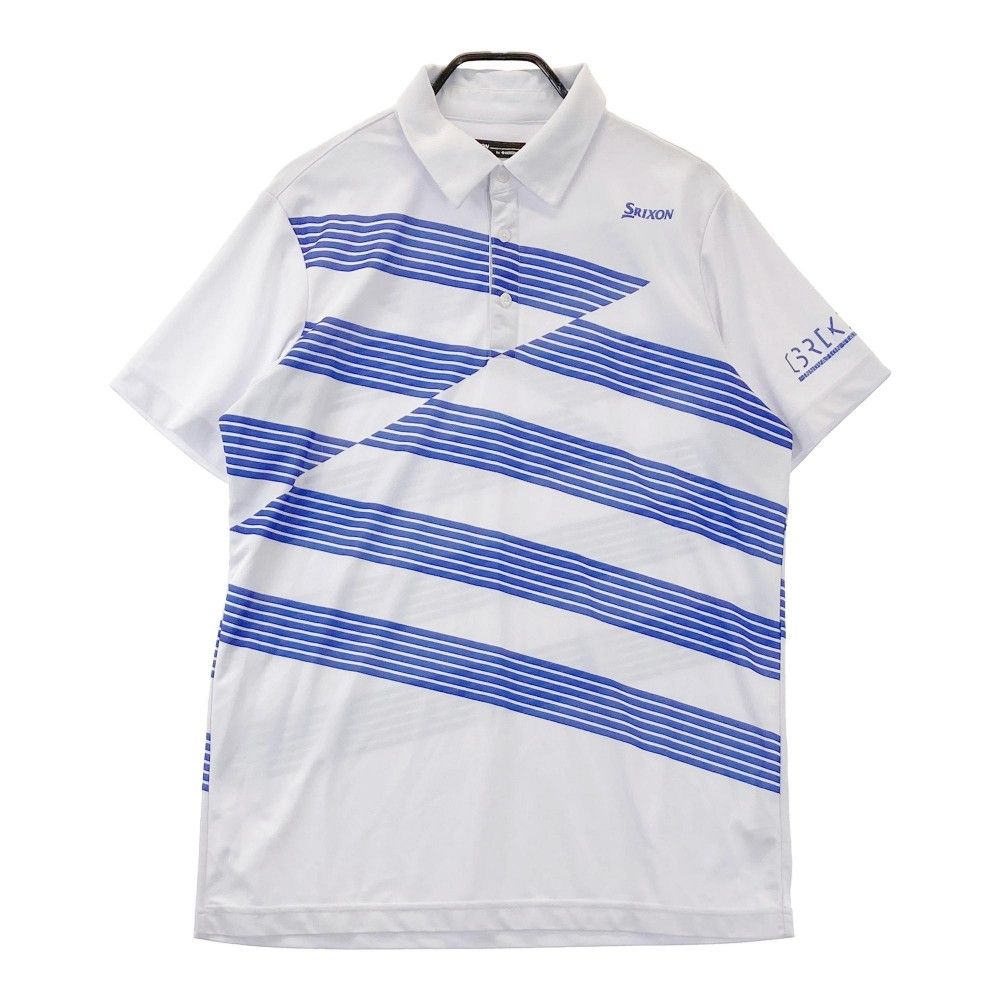 サイズ：LL SRIXON スリクソン 2023年 半袖ポロシャツ  ホワイト系 [240101314197]# ゴルフウェア メンズ ストスト