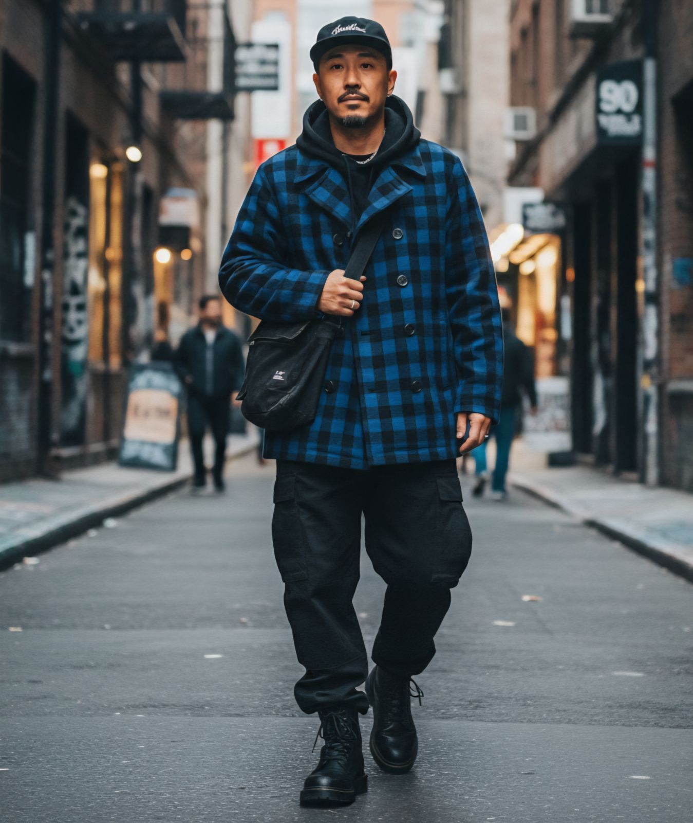 04AW 10周年記念 NEIGHBORHOOD ネイバーフッド Pコートモチーフ M