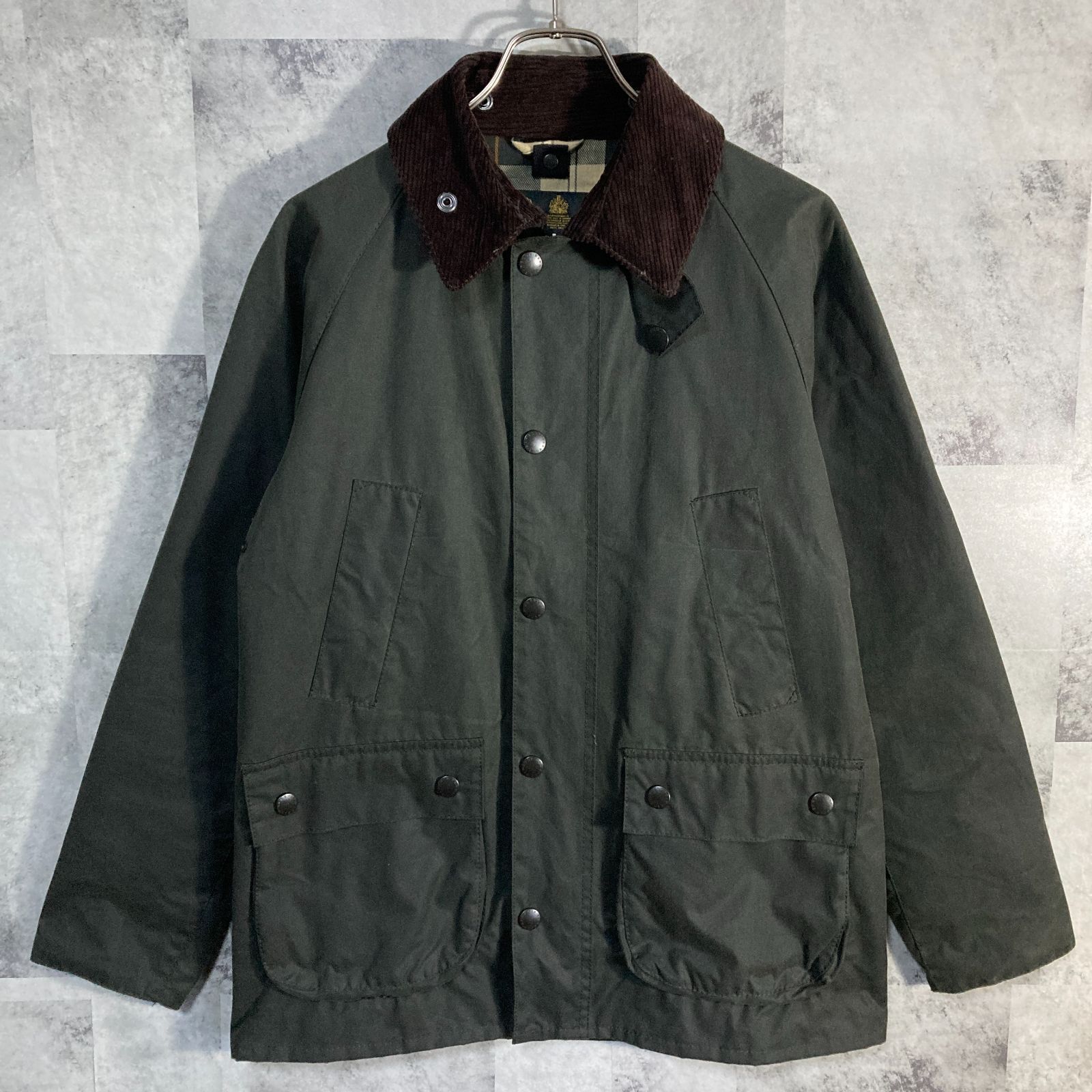 英国製 Barbour バブアー オイルドジャケット SL BEDALE セージ