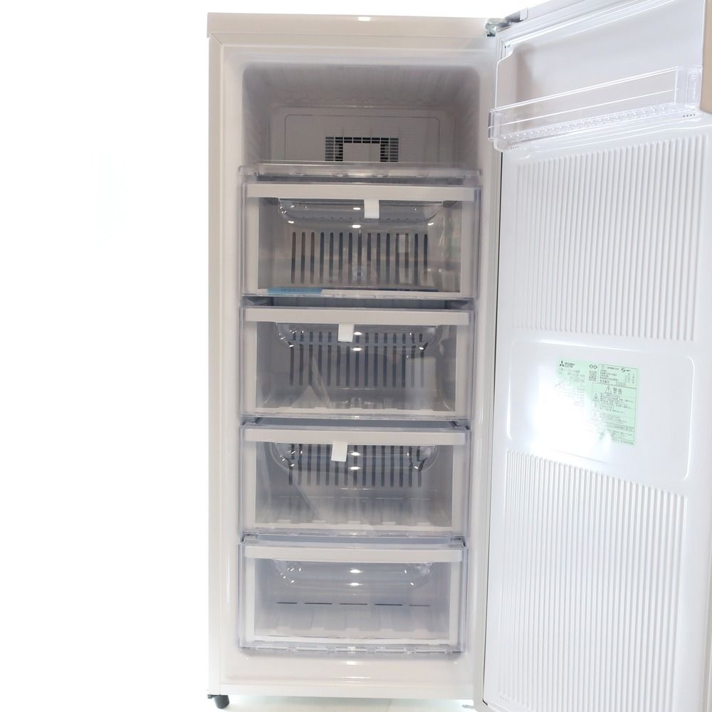 MITSUBISHI 三菱 冷凍庫 121L 右開き 打痕品 MF-U12K-W ホワイト _ 冷蔵庫 WWW_KANDAIZUMI_COM
