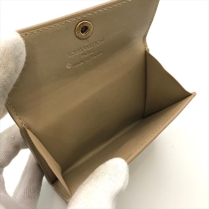 ルイヴィトン ヴェルニ ミニ財布 良品 LOUIS VUITON ルイヴィトン ヴェルニ モノグラム 三つ折り